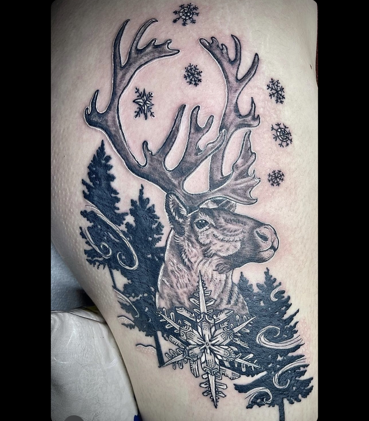 Awesome Moose Tattoo